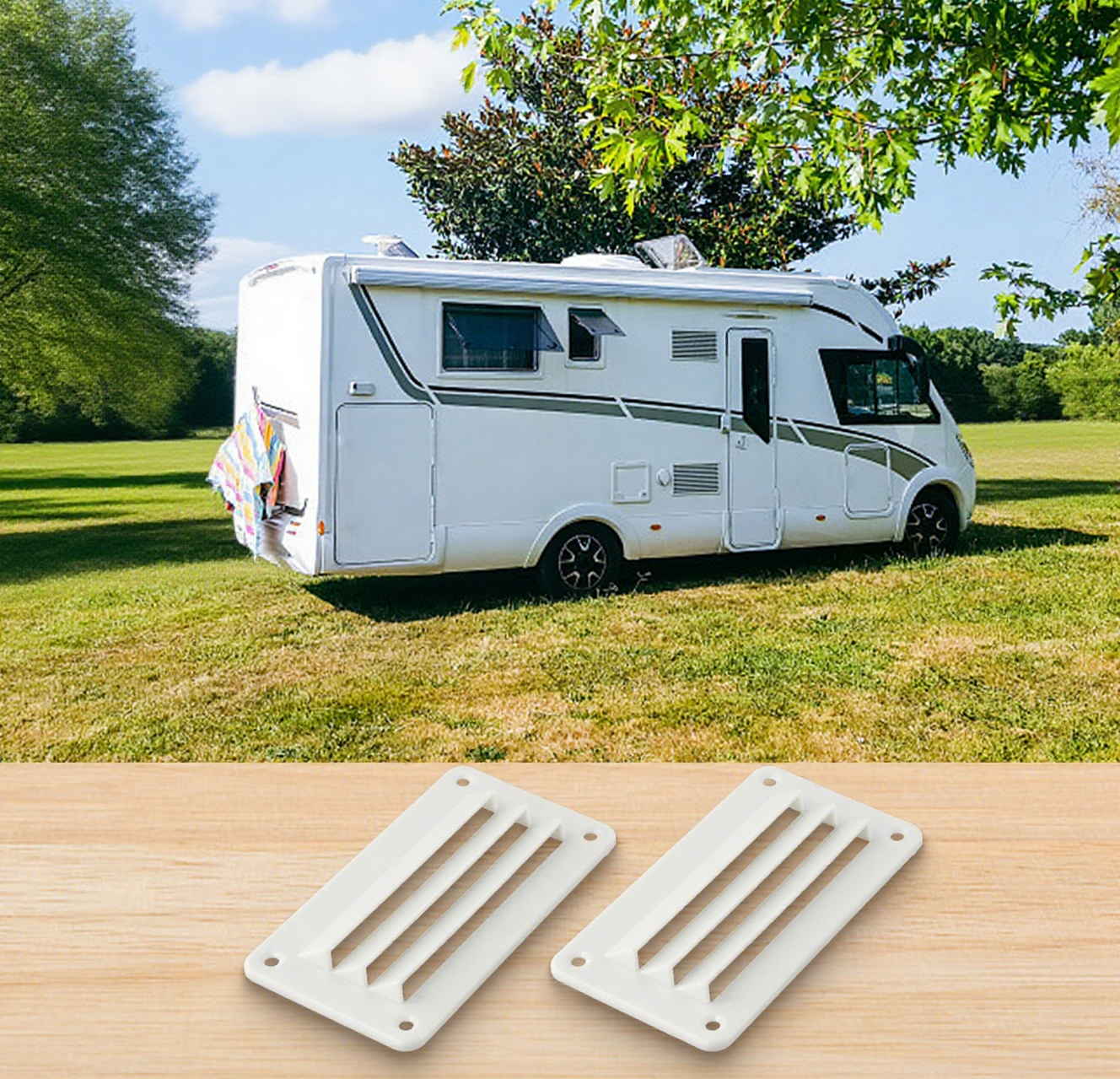 Home Improvement Outlet - For Durable 2pcs RV Exhaust Vent