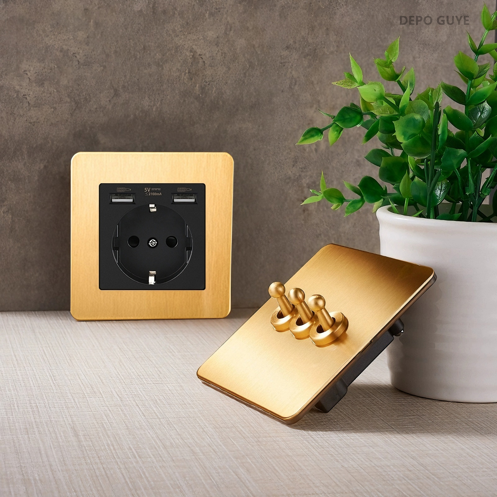Home Improvement Guy - Retro Wall Light Toggle Switch Dual