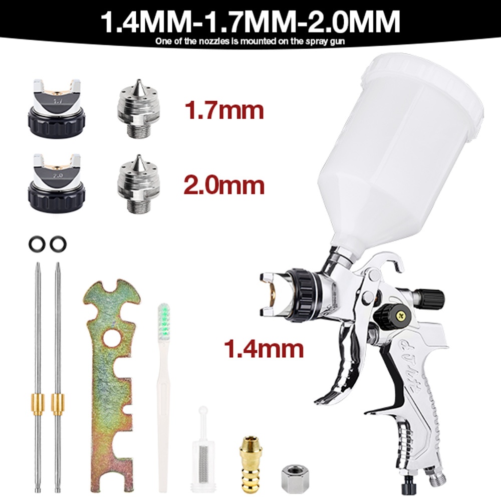 Spray Paint Primer - Gravity Feed Pneumatic Spray Gun High