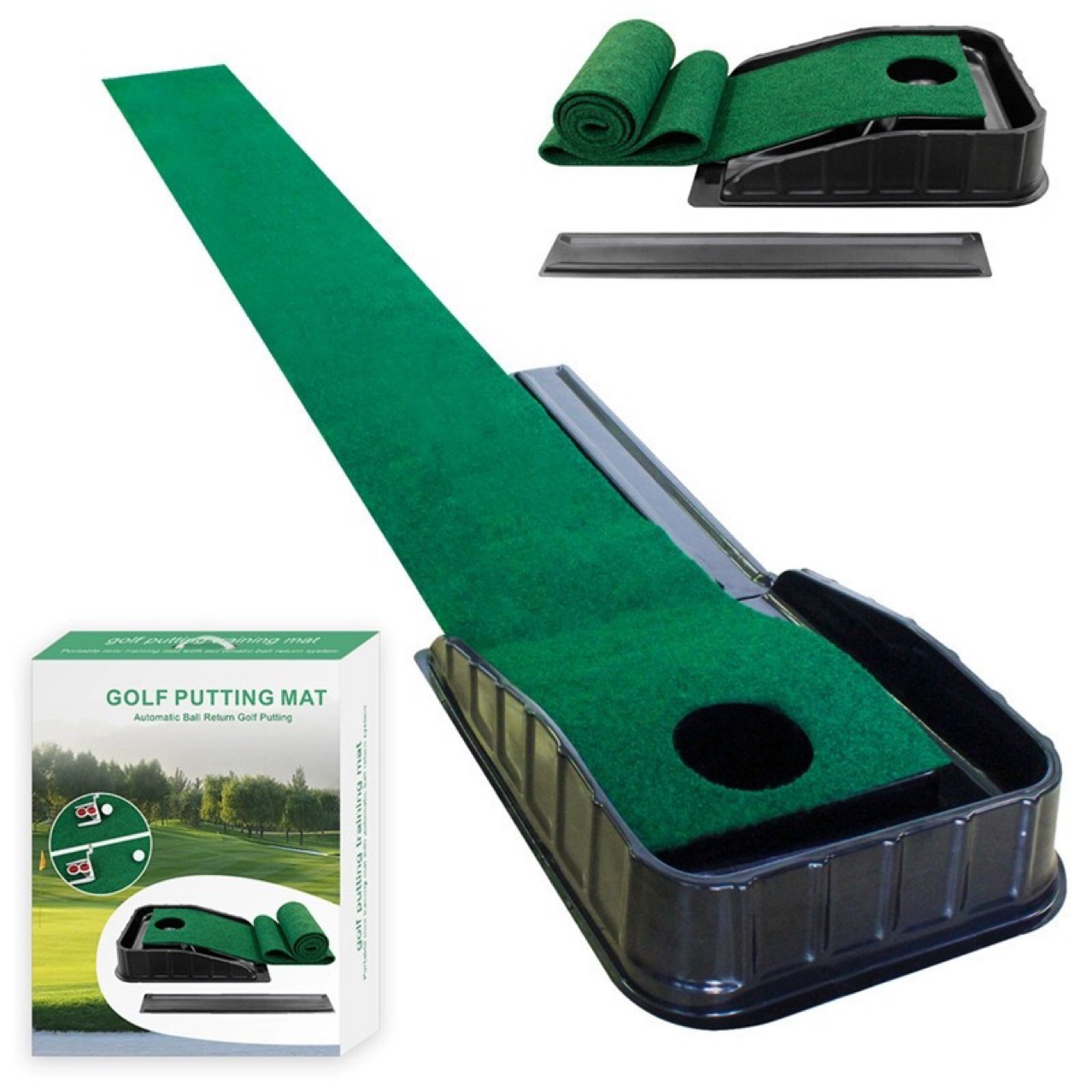 Home Improvement Us - Putting Mat:Perfect Your Golf Skills with