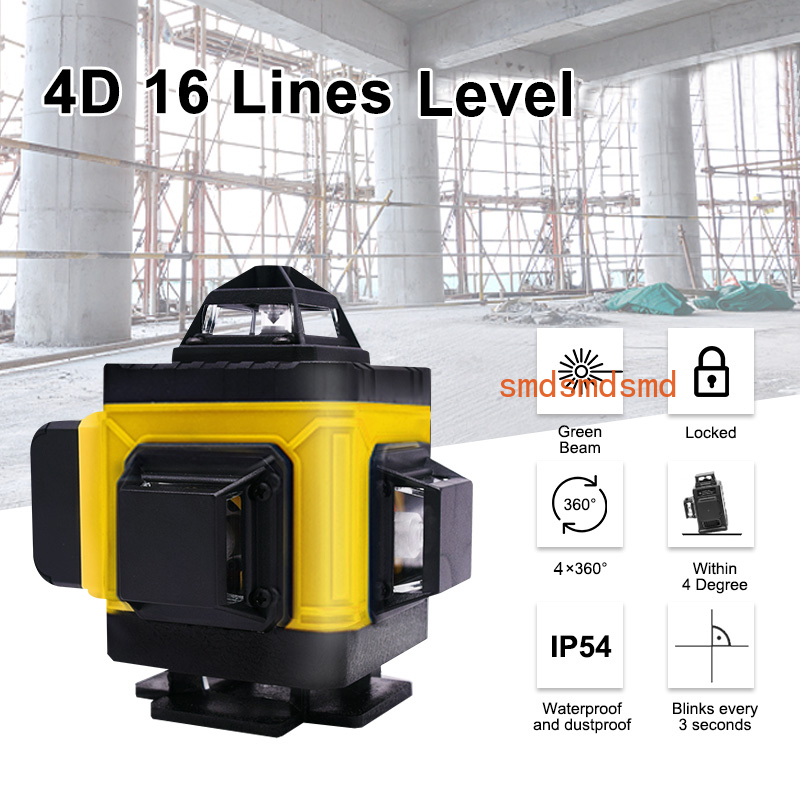 16 Lines 4D Laser Level Horizo - Level Laser Line のレビューと価格