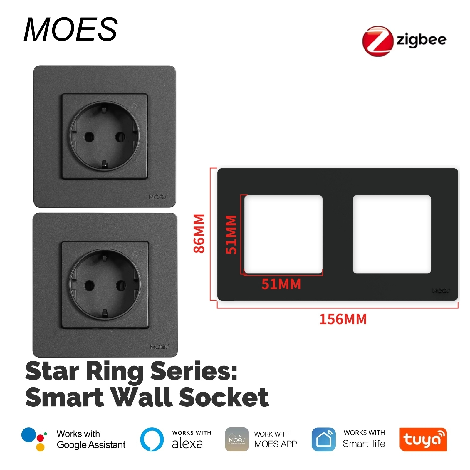 MOES Tuya ZigBee Star Ring Ser - Home Improvement Outlet のレビューと価格