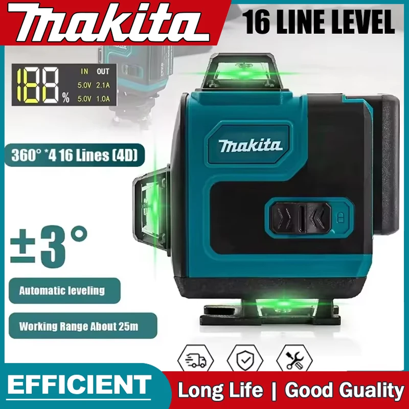 Makita High-Precision Green Li - Level Laser Line のレビューと価格