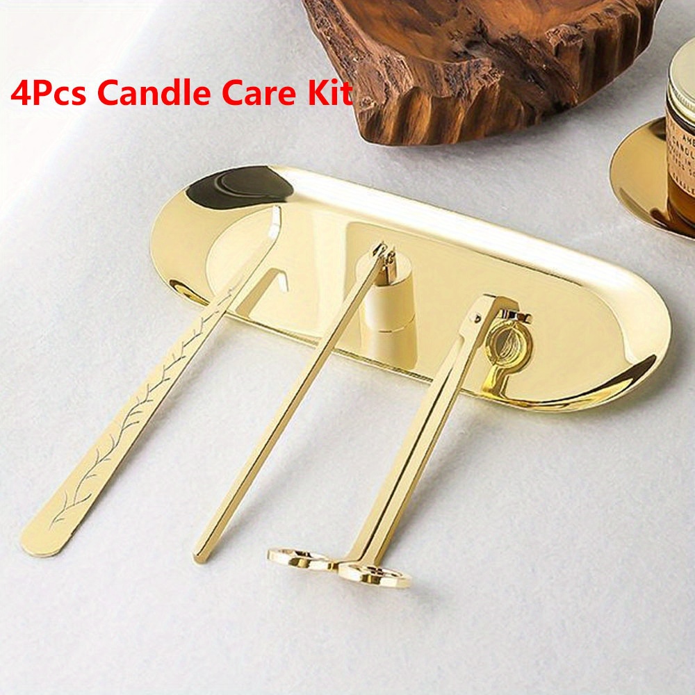 4pcs/set Luxury Candle Care Ki - Home Improvement Diy のレビューと価格