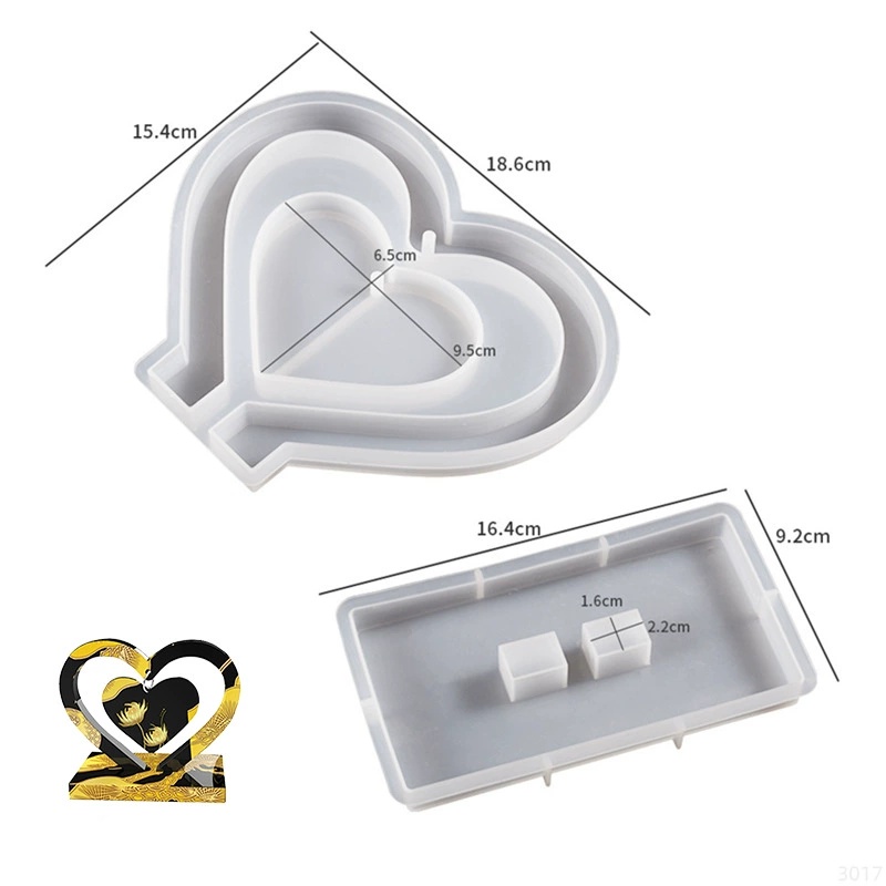 Letter Mm Epoxy Resin Silicone - Home Improvement House のレビューと価格