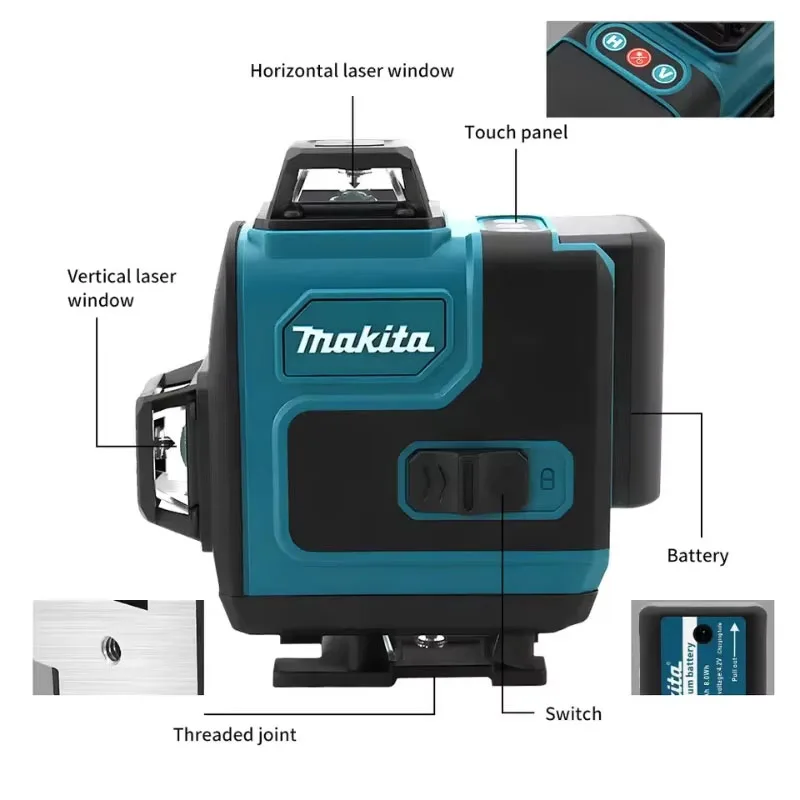 Makita 16-Line Cross Level 360 - Level Laser Line のレビューと価格