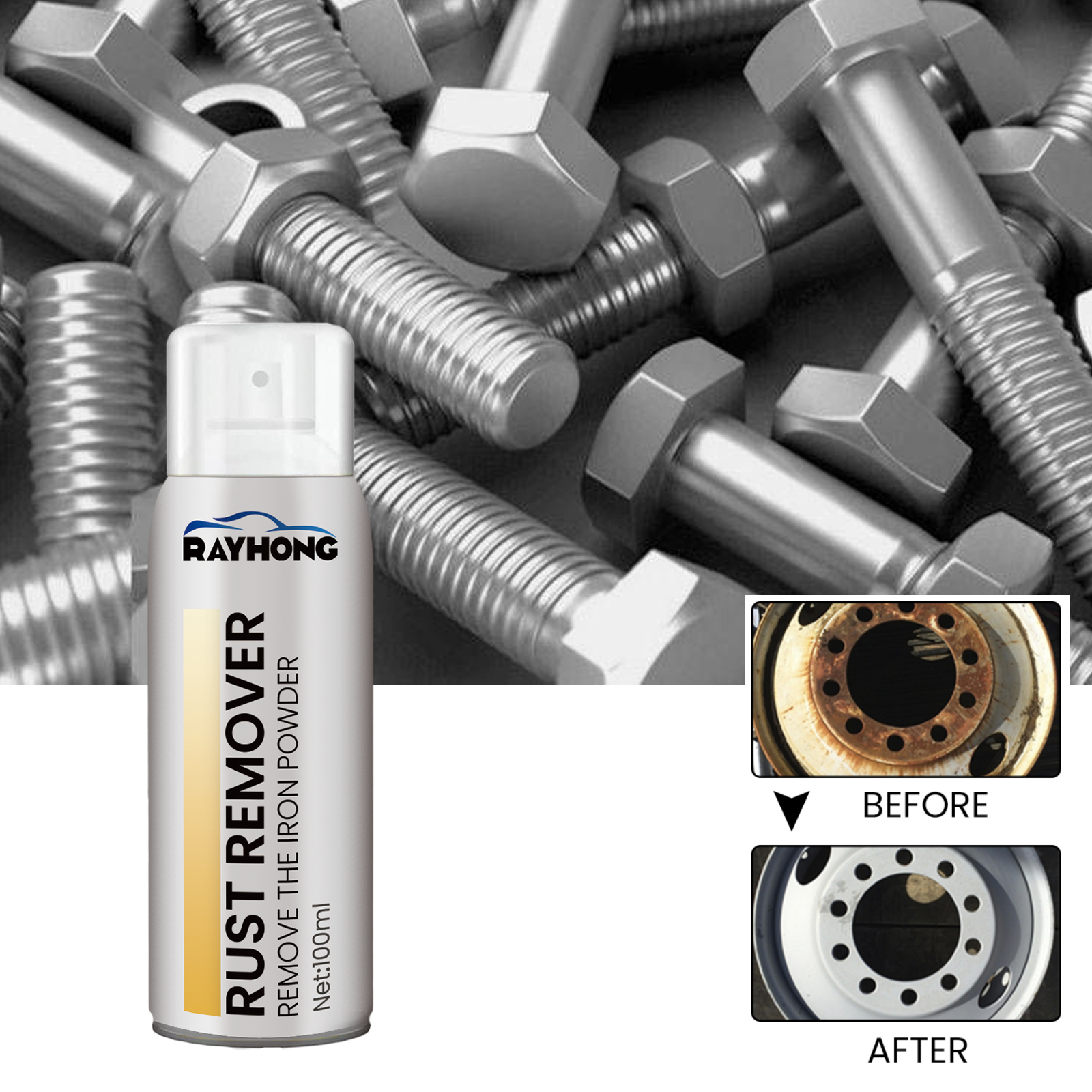 100g Metal Surfaces Rust Remov - Spray Paint Primer のレビューと価格
