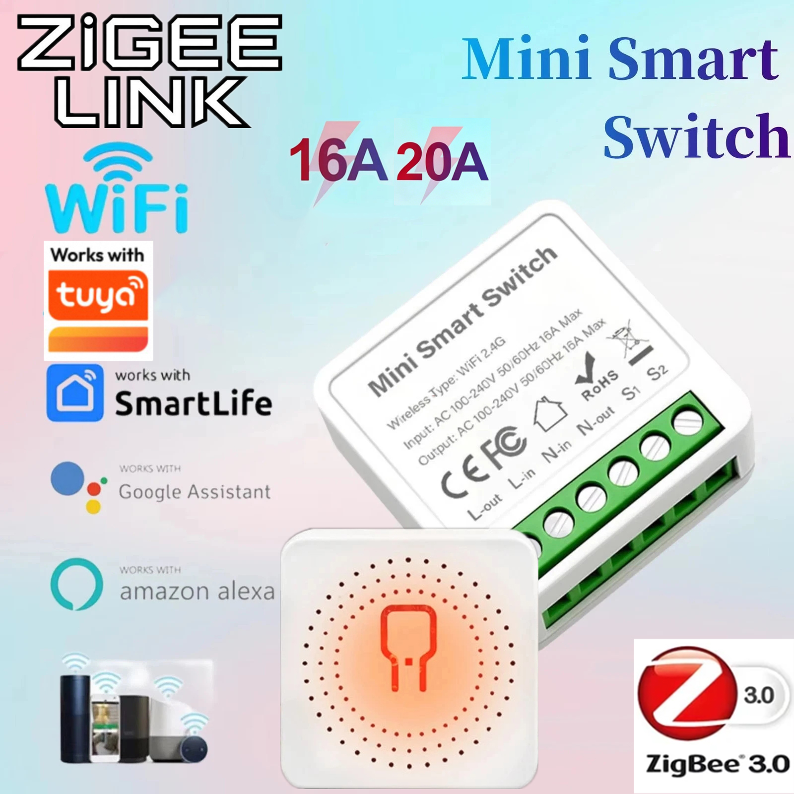For Tuya Mini Smart WiFi Switc - Home Improvement Diy のレビューと価格