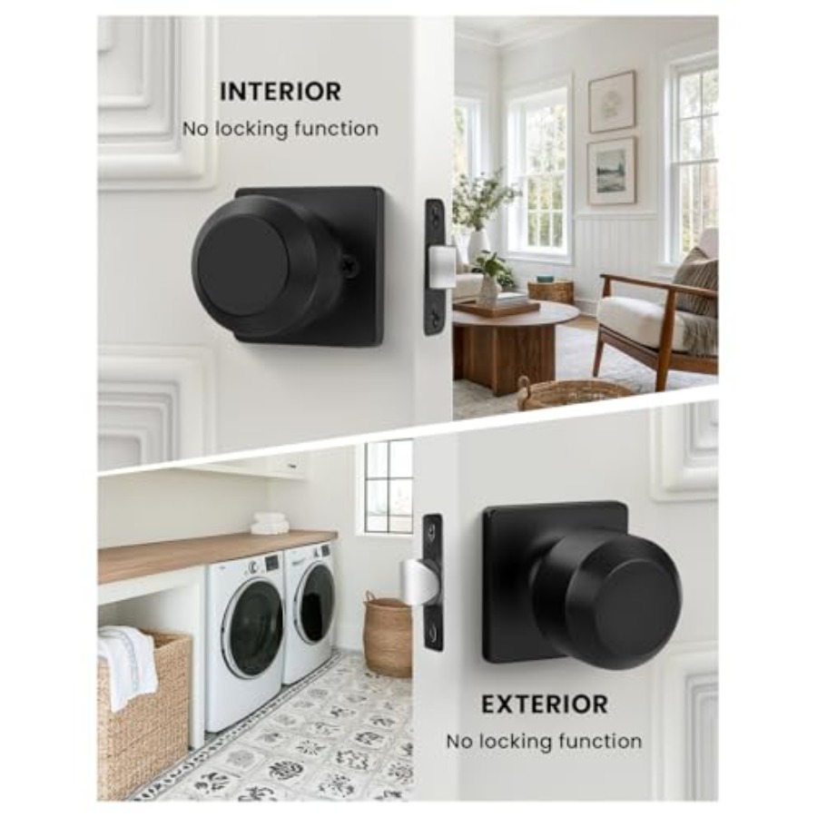 Packs Interior Door Knobs, Doo - Door Knob Replacement のレビューと価格