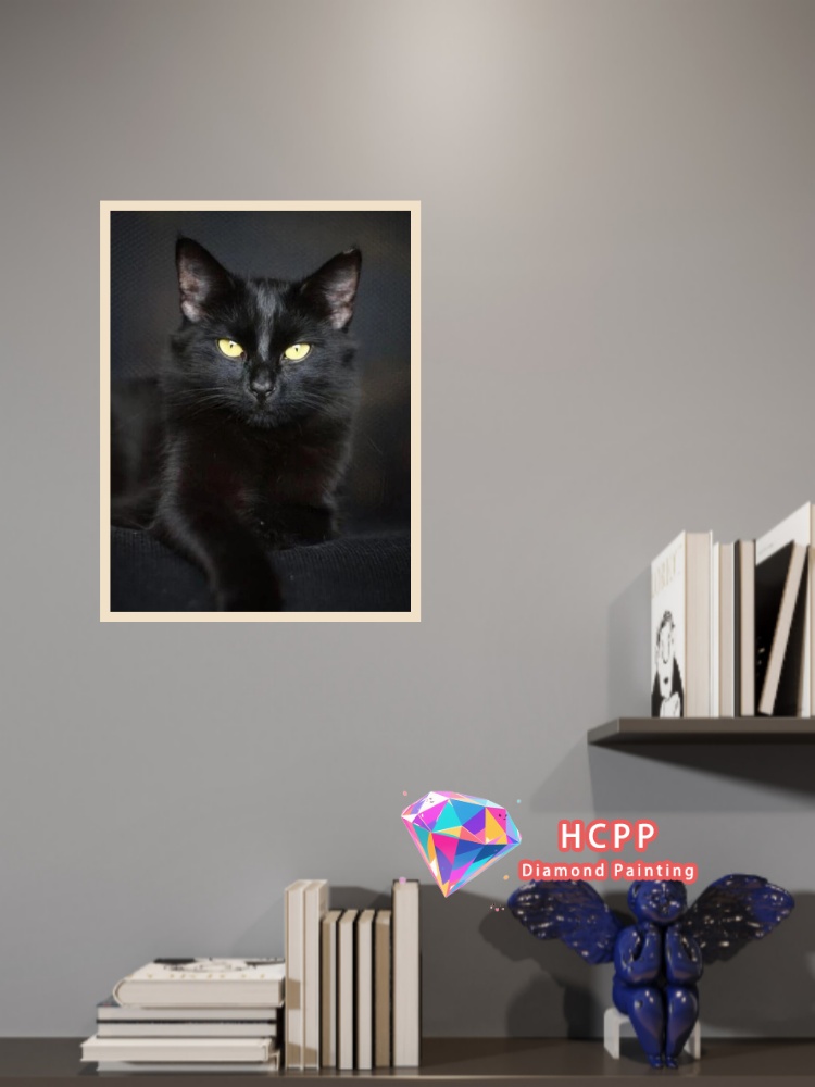 unframe Black Cat Animal Diamo - Home Improvement Diy のレビューと価格