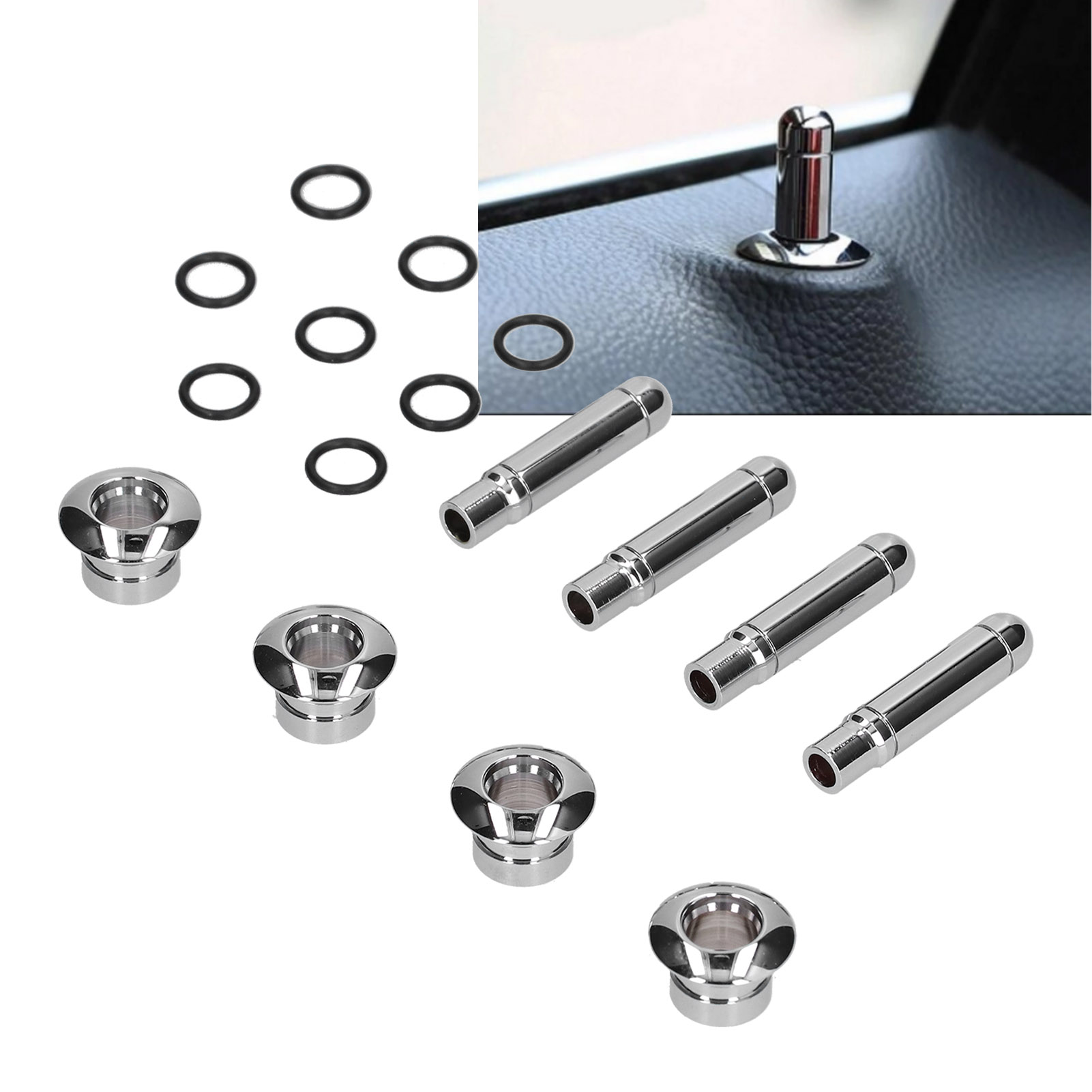 Car Door Lock Knob with Cover  - Door Knob Replacement のレビューと価格