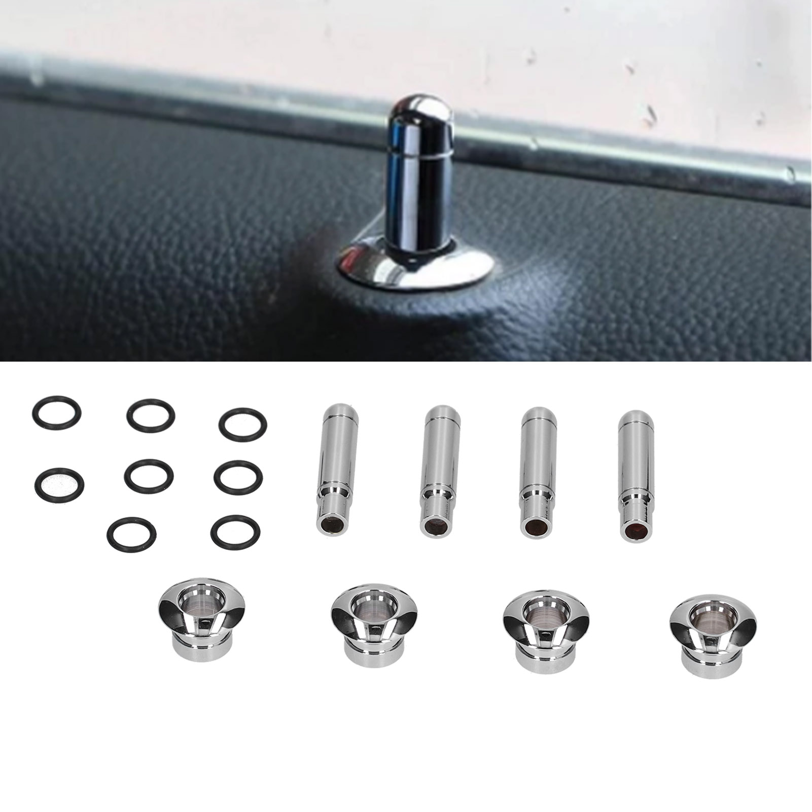 Car Door Lock Knob with Cover  - Door Knob Replacement のレビューと価格