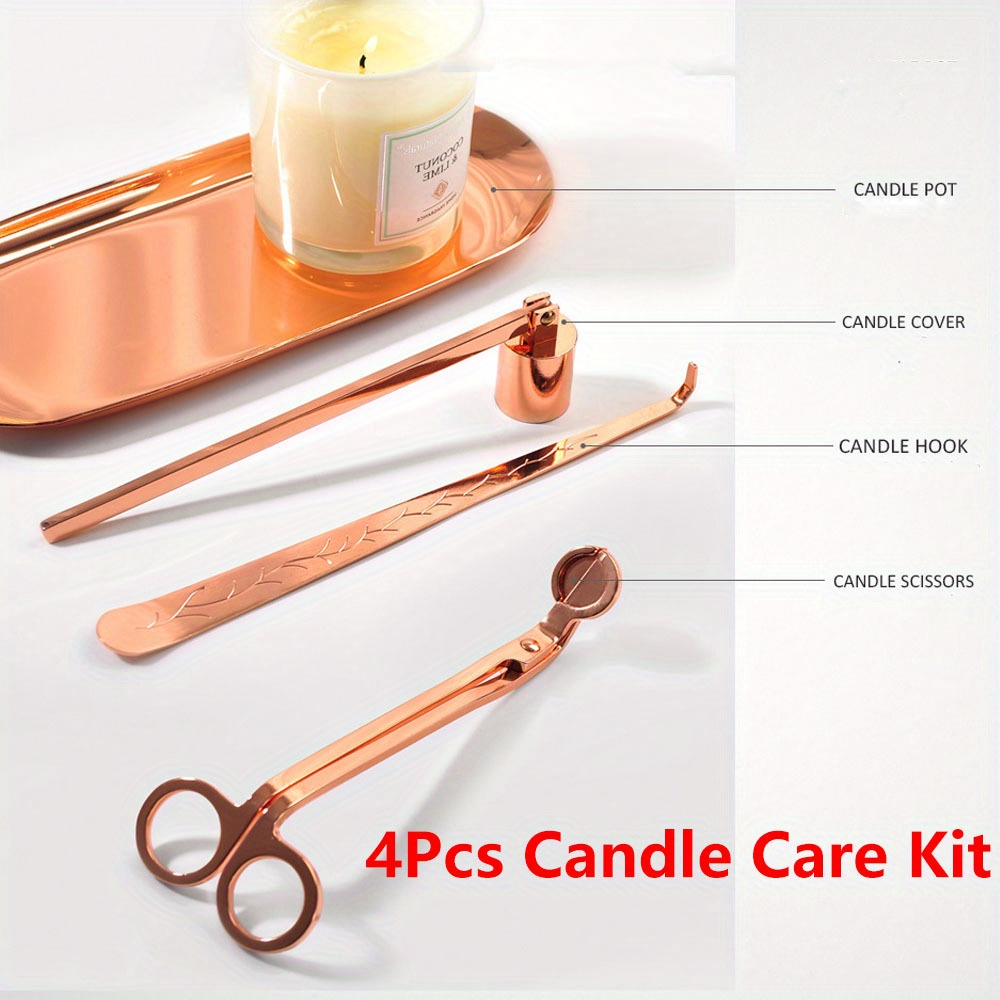 4pcs/set Luxury Candle Care Ki - Home Improvement Diy のレビューと価格