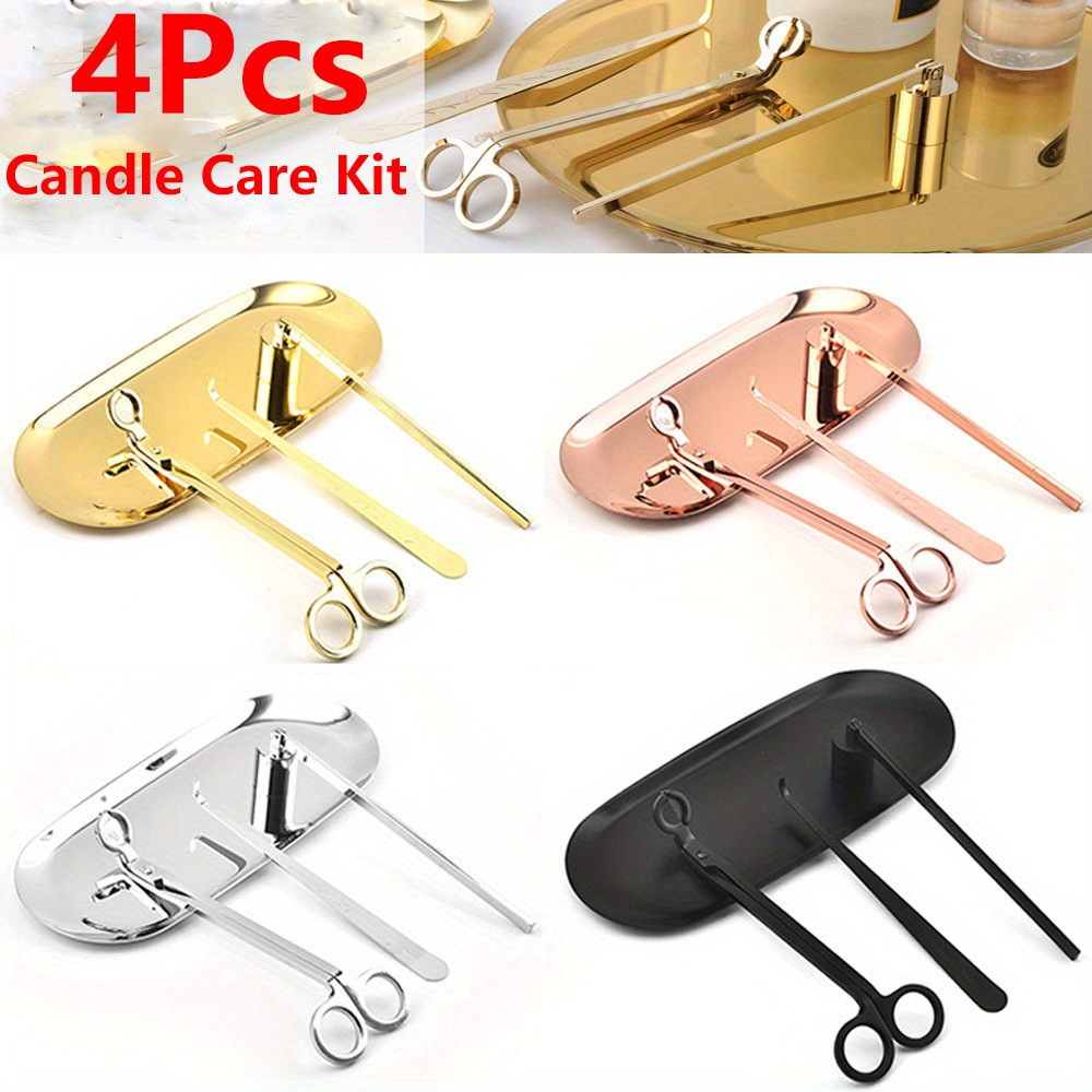 4pcs/set Luxury Candle Care Ki - Home Improvement Diy のレビューと価格