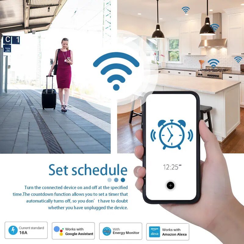 Smart EU Socket WiFi 20A EU Pl - Home Improvement Outlet のレビューと価格