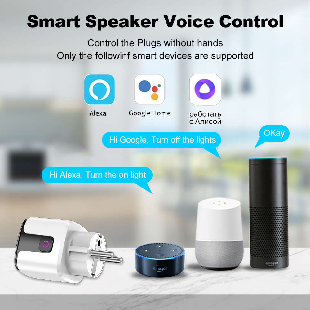 Tuya Smart 20A EU Plug WiFi+Bl - Home Improvement Outlet のレビューと価格