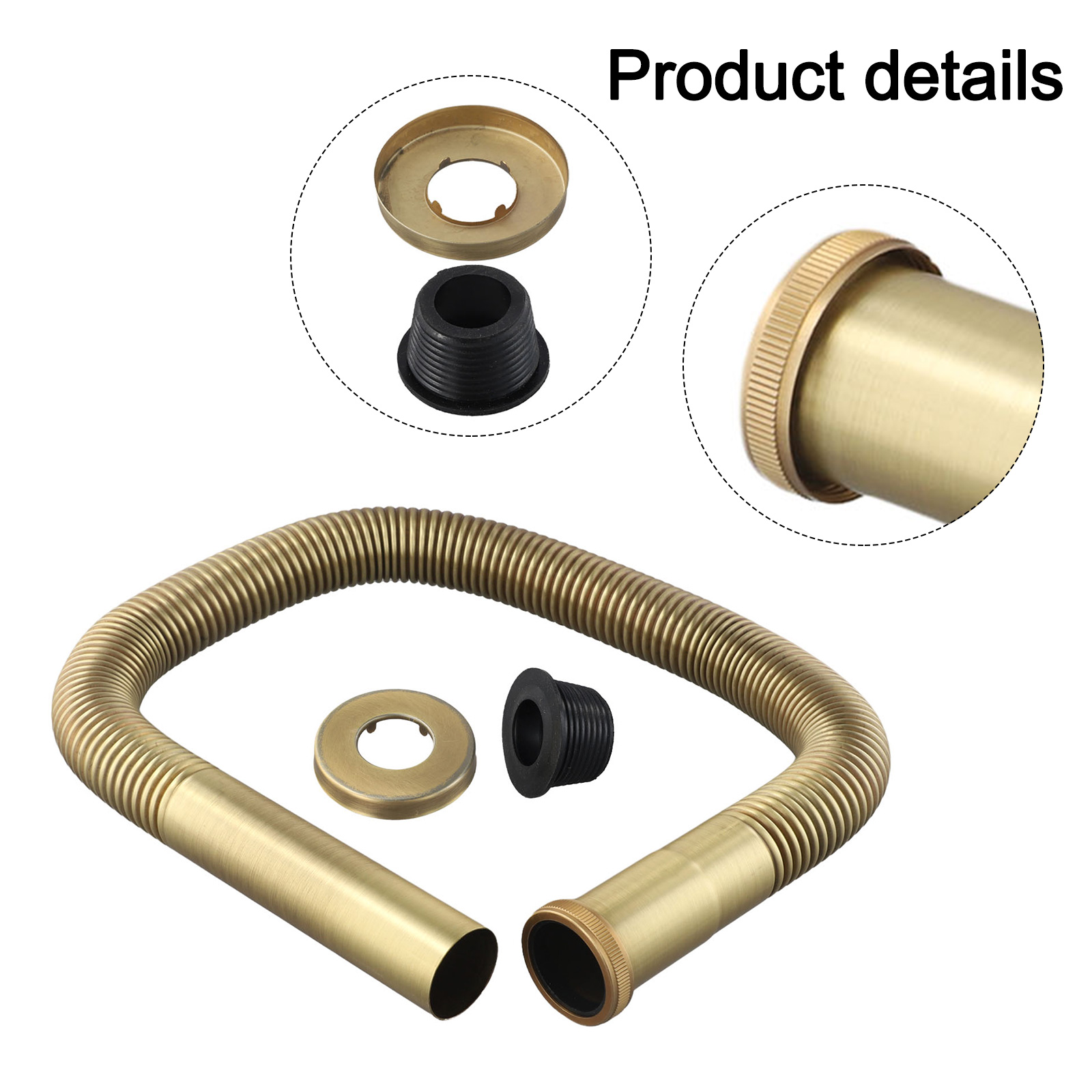 1pc Flexible Hose Brass Hose S - Home Improvement Us のレビューと価格