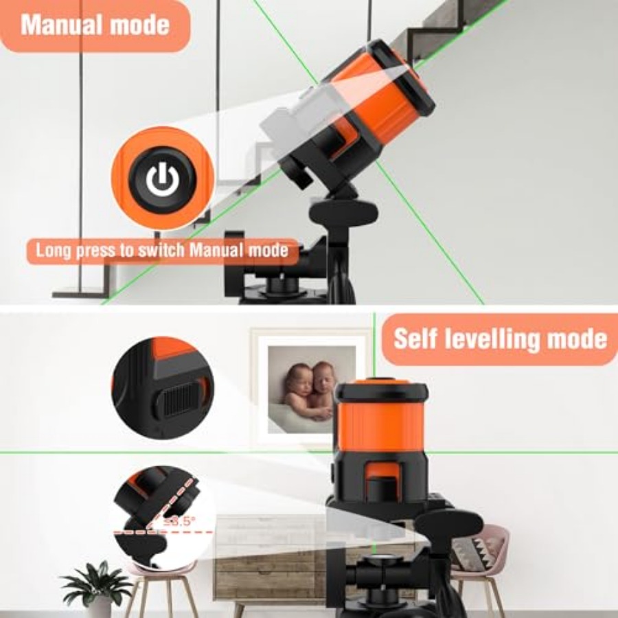 Laser Level with Tripod Green  - Level Laser Line のレビューと価格