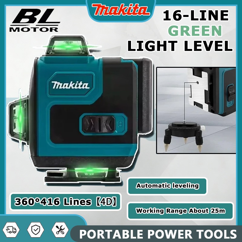 Makita High-Precision Green Li - Level Laser Line のレビューと価格