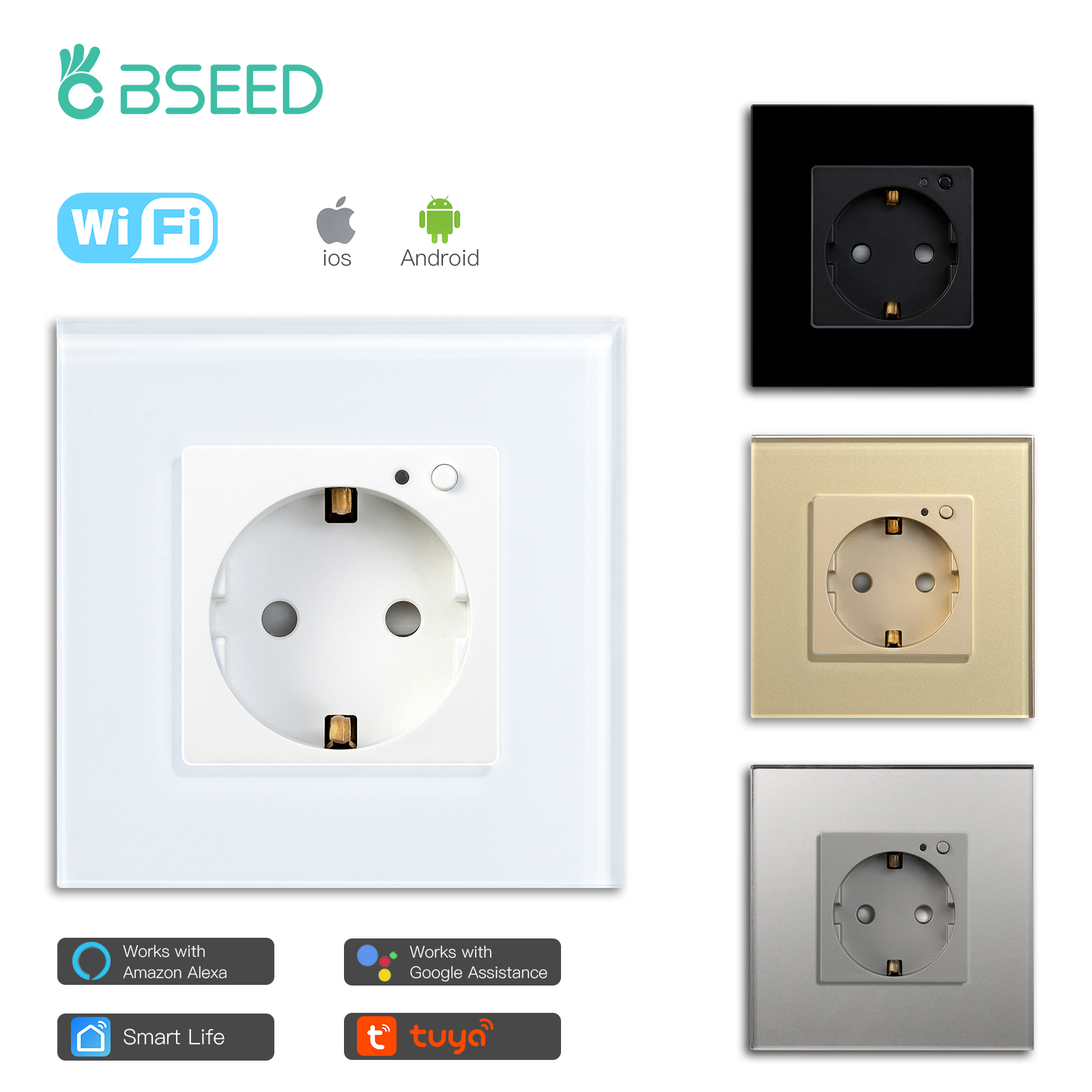 Bseed Smart Socket EU Standard - Home Improvement Outlet のレビューと価格