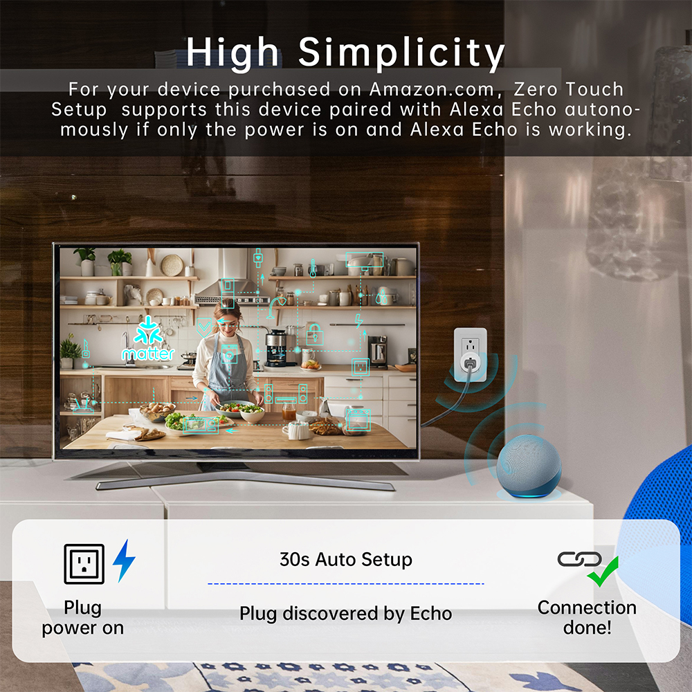 Matter Smart Plug US WiFi Outl - Home Improvement Outlet のレビューと価格