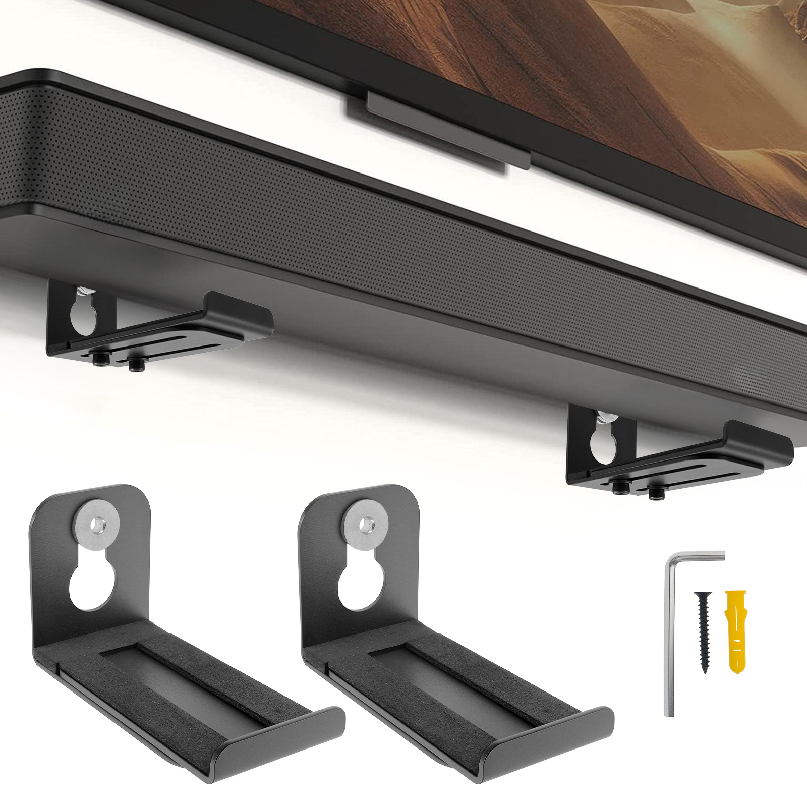 2Pcs Soundbar Speaker Stands W - Home Improvement House のレビューと価格
