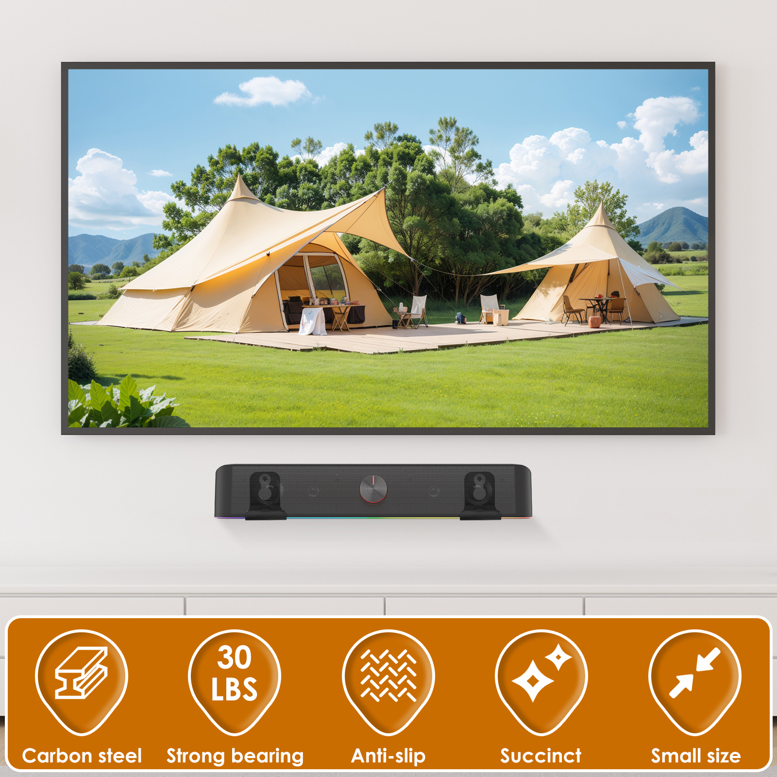 2Pcs Soundbar Speaker Stands W - Home Improvement House のレビューと価格