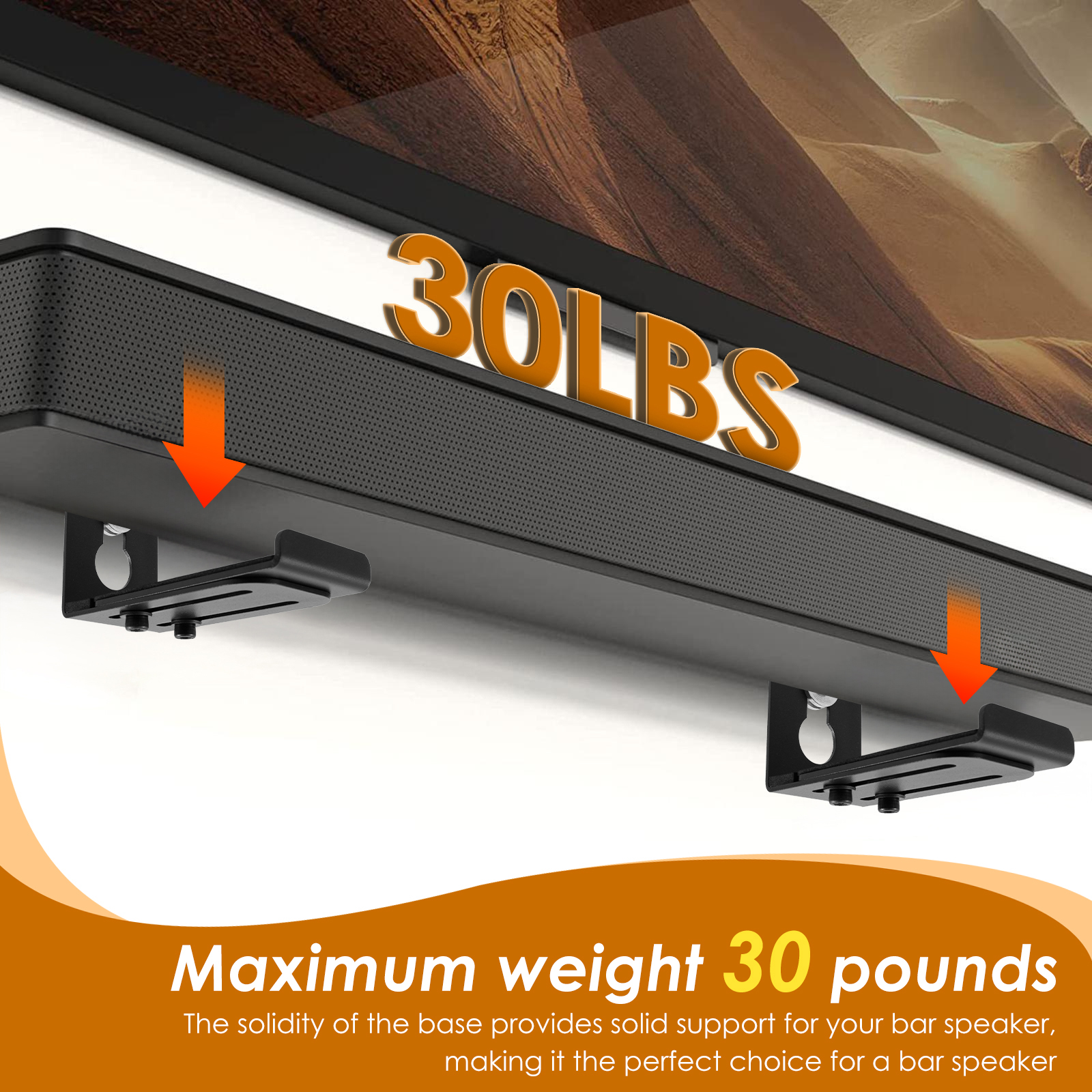 2Pcs Soundbar Speaker Stands W - Home Improvement House のレビューと価格