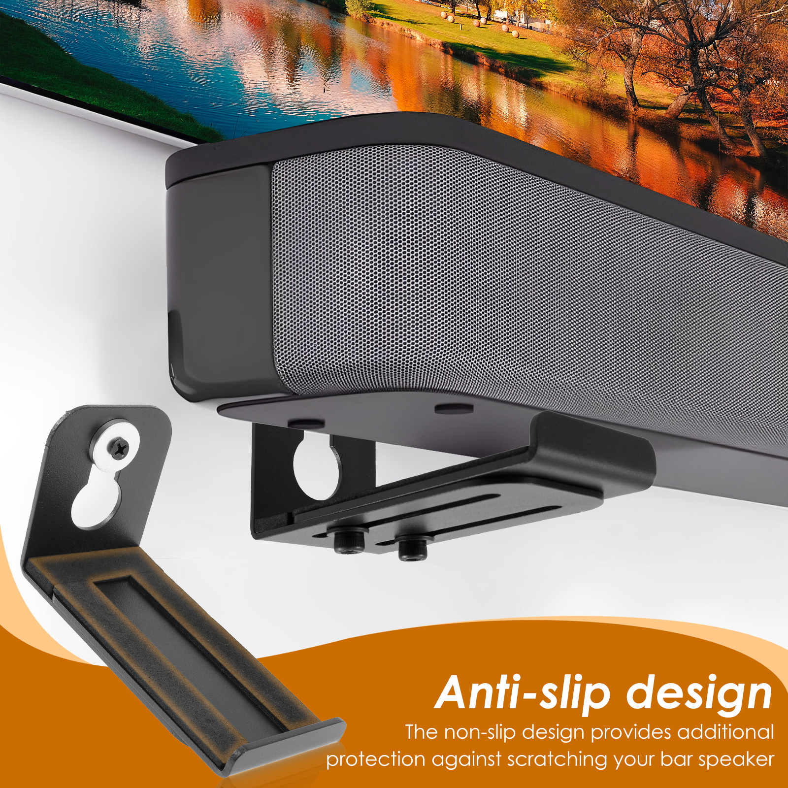 2Pcs Soundbar Speaker Stands W - Home Improvement House のレビューと価格
