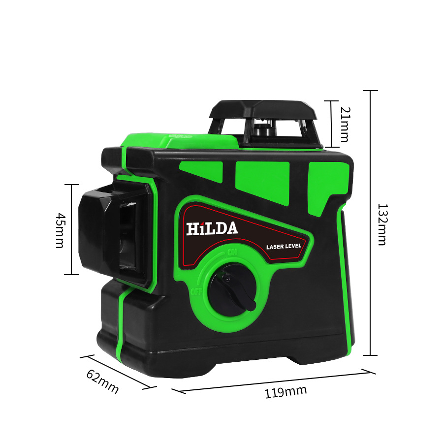 3D Green laser level 12 lines  - Level Laser Line のレビューと価格