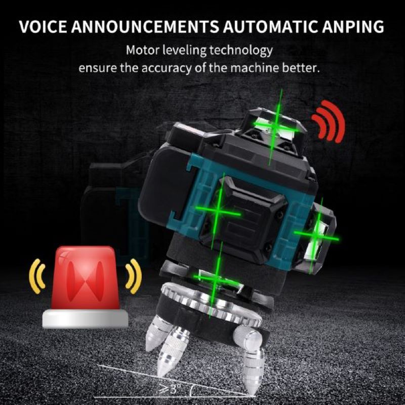Digital 16 Line 4d Green Whole - Level Laser Line のレビューと価格