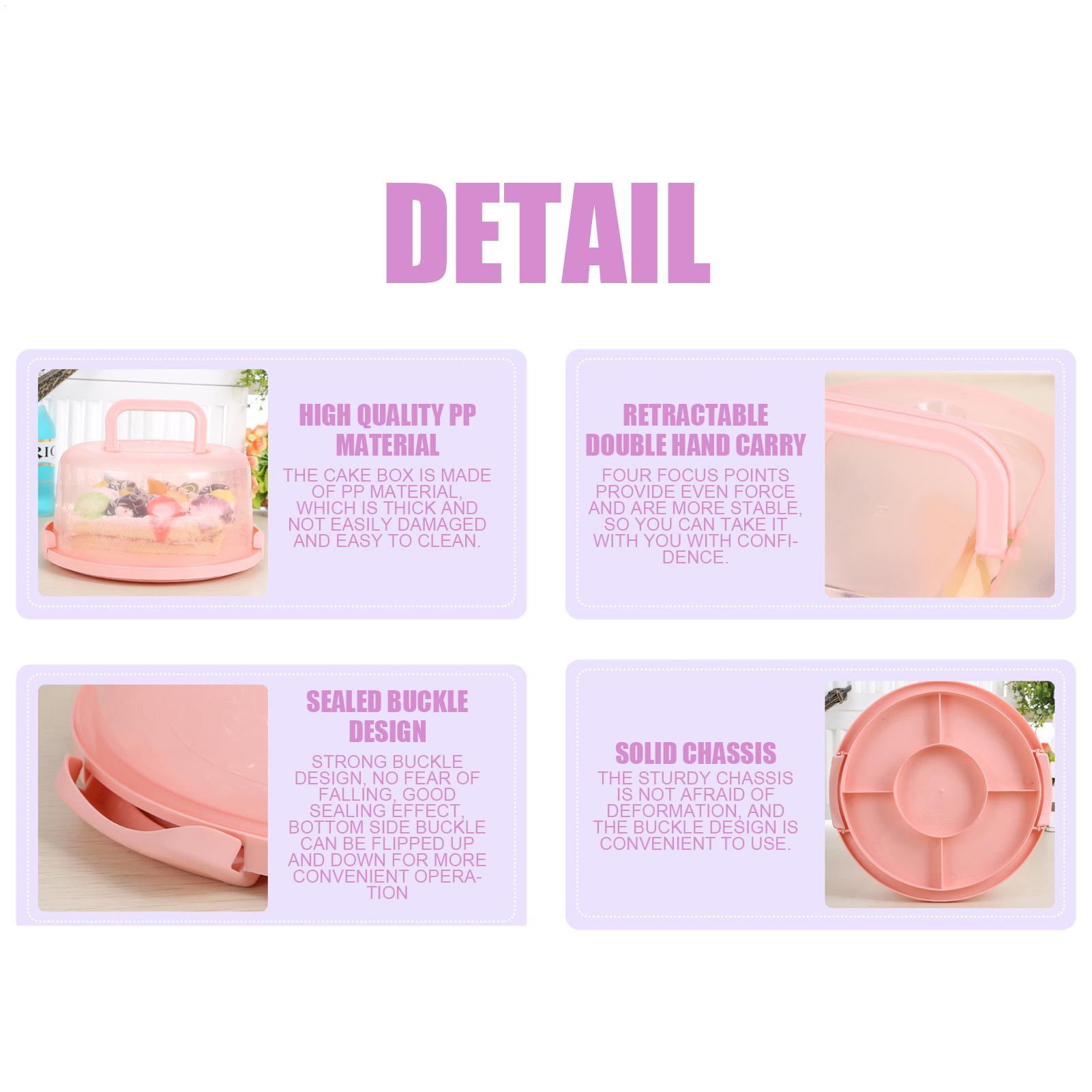 Cake Carrier With Lid And Hand - Home Improvement House のレビューと価格