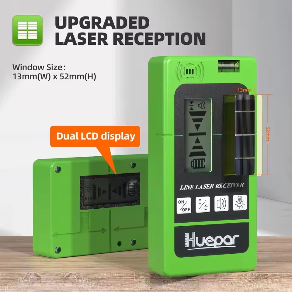 Huepar Laser Receiver LR-5RG f - Level Laser Line のレビューと価格