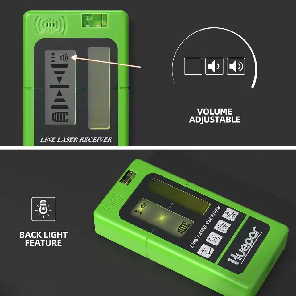 Huepar Laser Receiver LR-5RG f - Level Laser Line のレビューと価格