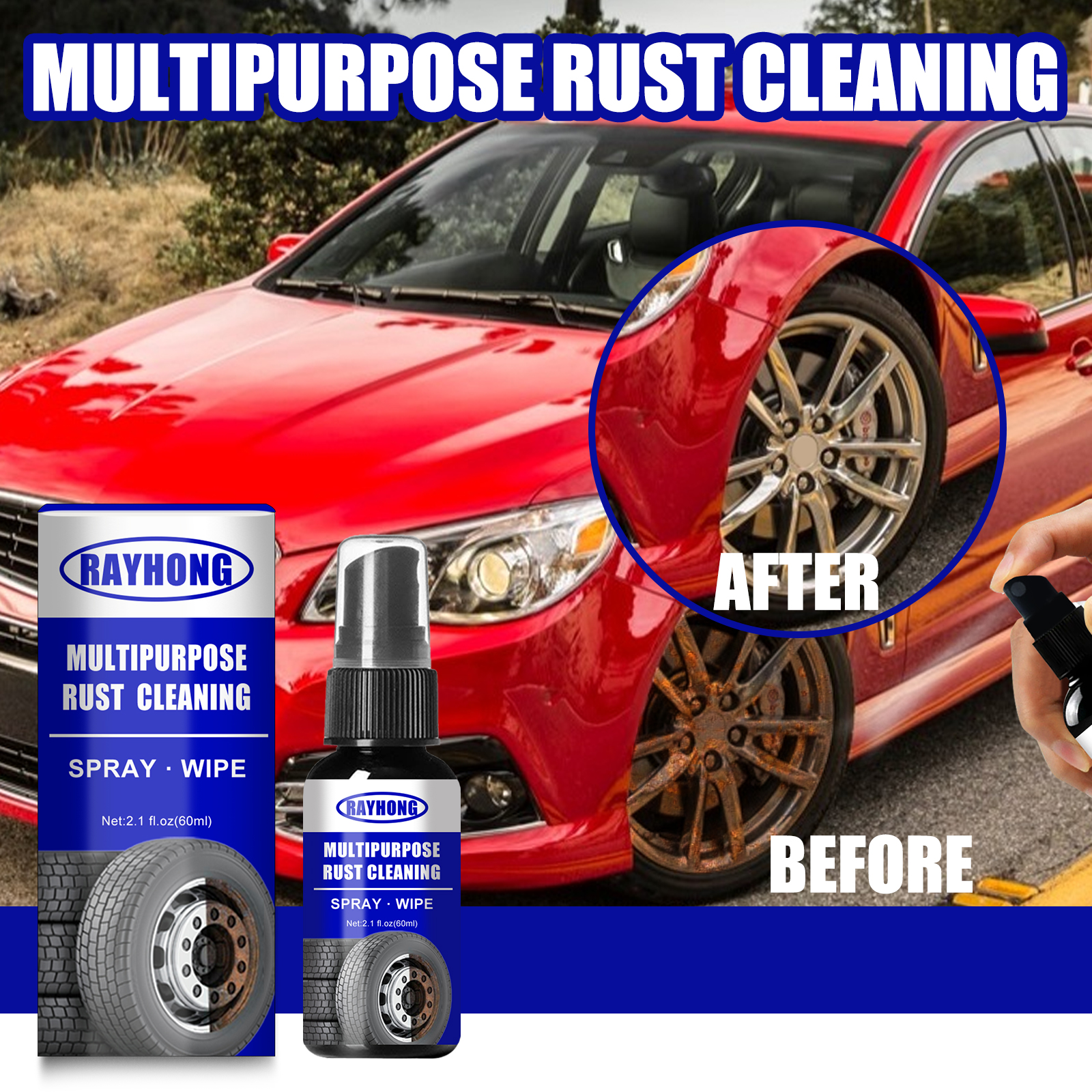 Car Metal Rust Remover Spray U - Spray Paint Primer のレビューと価格
