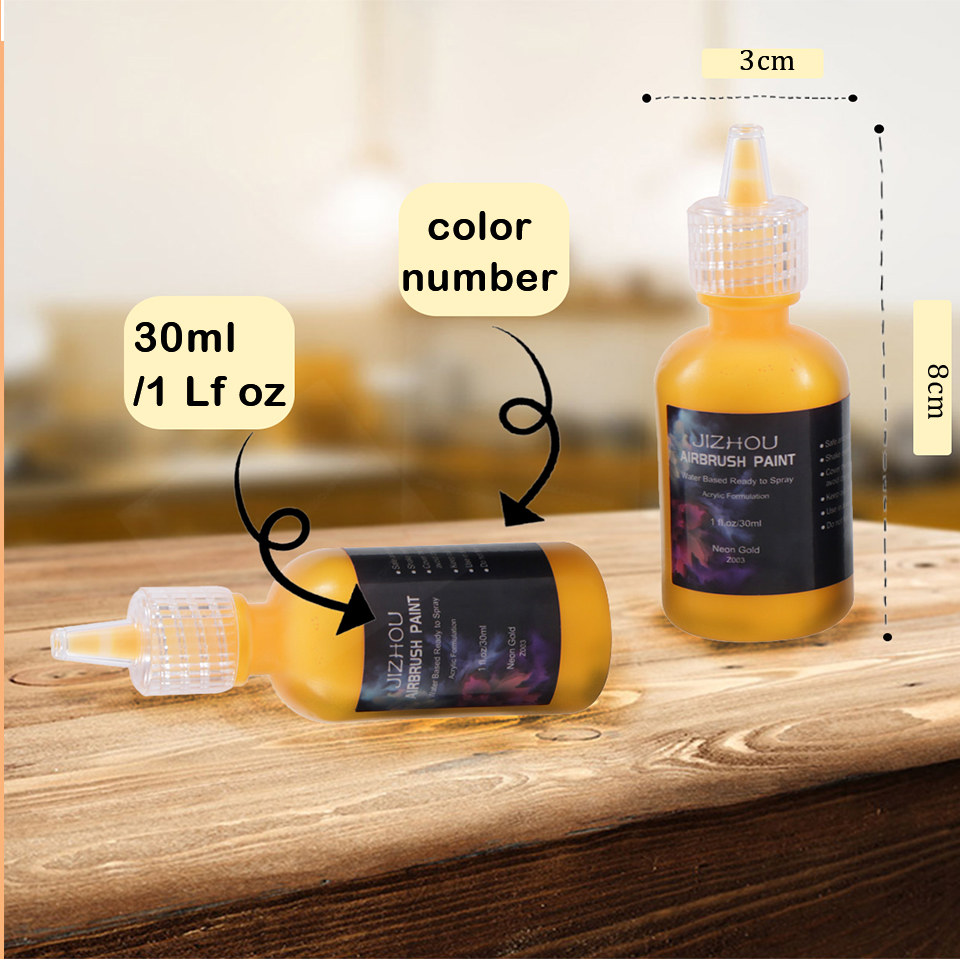 JIZHOU Airbrush Paint,18 Color - Spray Paint Primer のレビューと価格