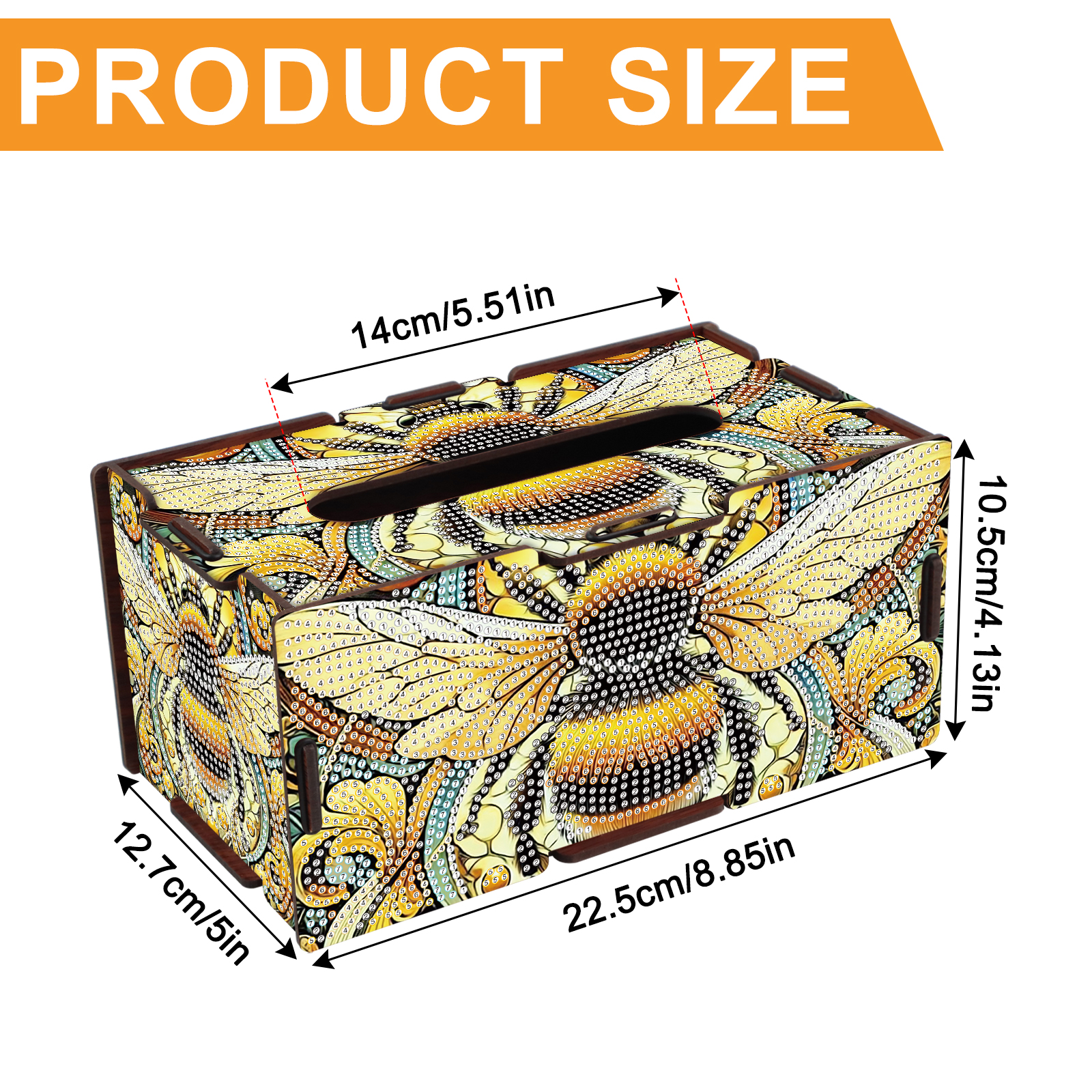 Diamond Art Painting Tissue Bo - Home Improvement Diy のレビューと価格