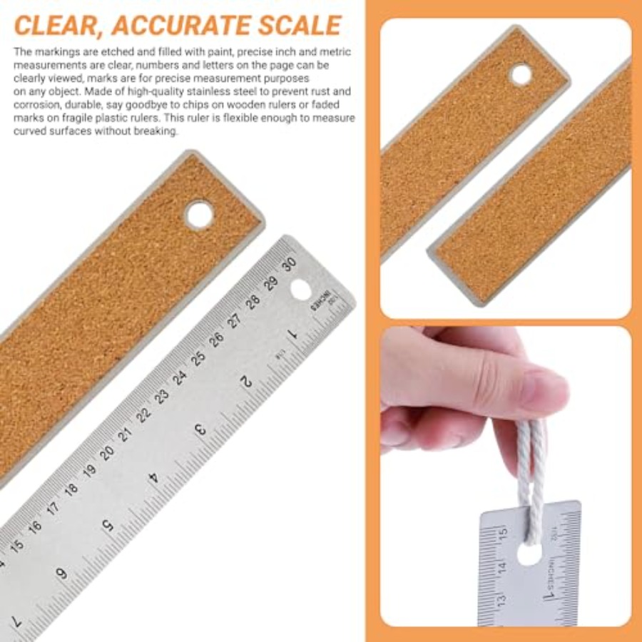 Stainless Steel Ruler with Non - Home Improvement Us のレビューと価格